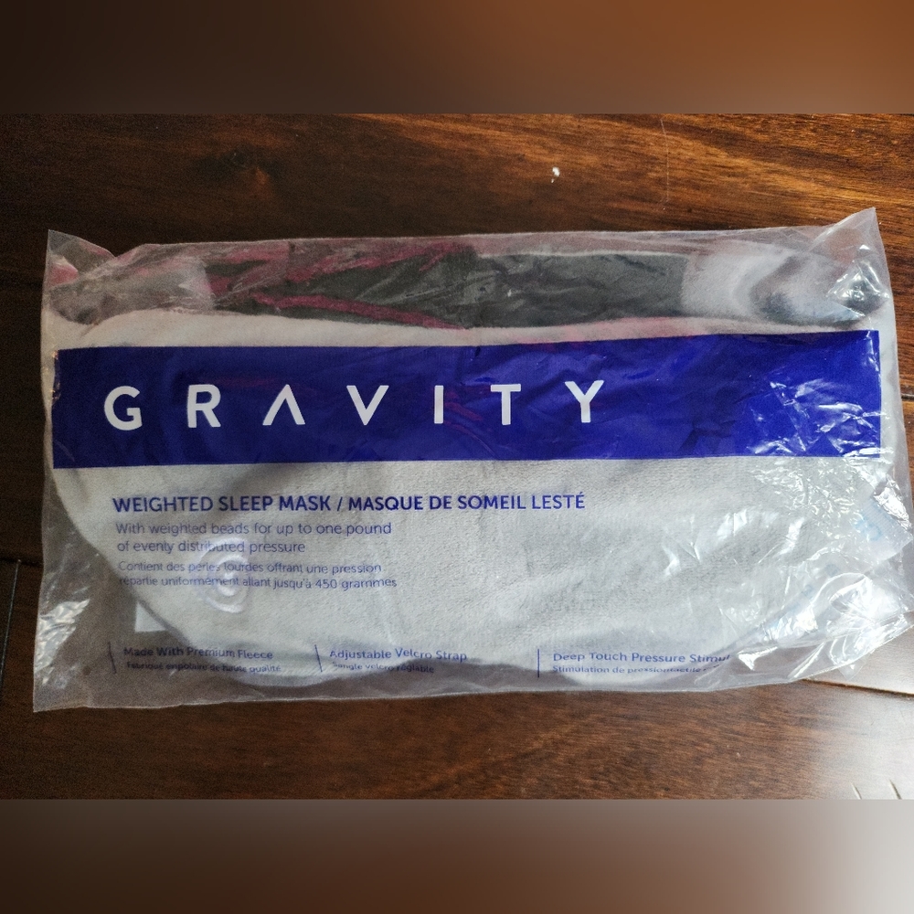 New - Gravity Weighted Sleep Mask